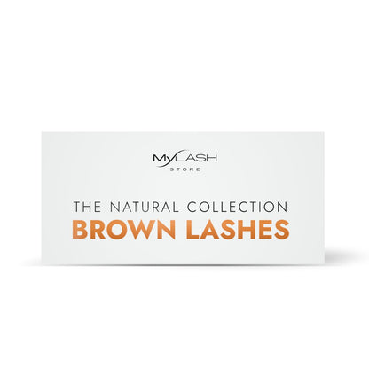 Dark Brown Lashes - The Natural Collection by My Lash Store