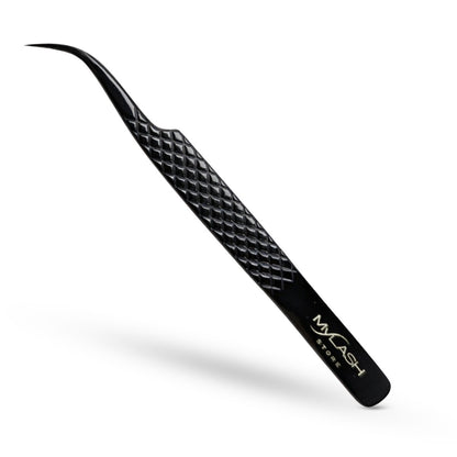 J Curve Titanium Lash Tweezer