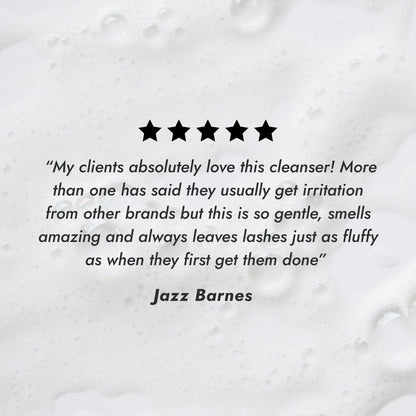 White Label Foaming Lash Cleanser Customer Review