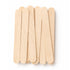 eyebrow wax spatulas on white background