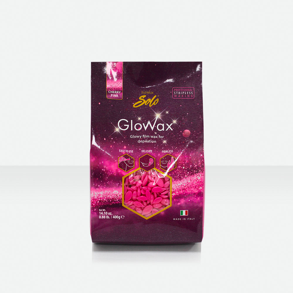 Italwax Glowax Cherry Pink Film Wax – 400g
