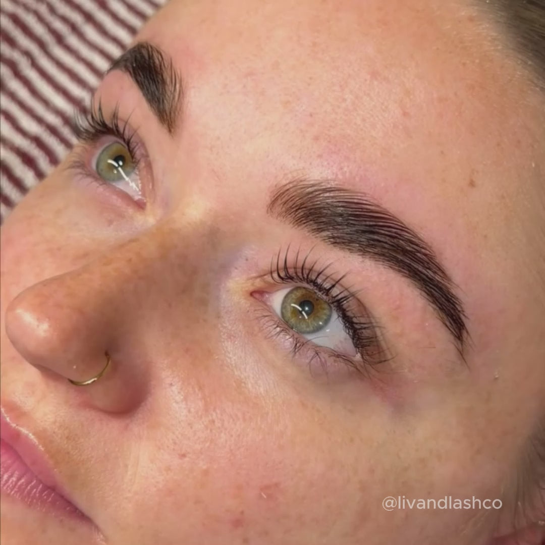@livandlashco customer lash lift results