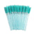 Disposable Mascara Brushes for Eyelash Extension Application - Turquoise Glitter