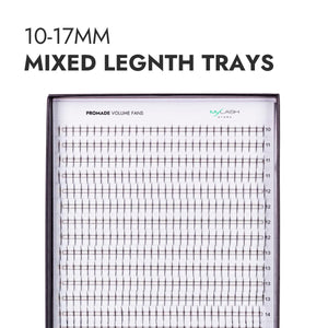 My Lash Store Premade Spikes Mixed Length 10-17mm Trays