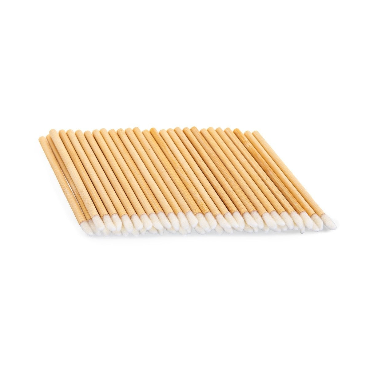 Bamboo Applicator Wands for Eyelash Extensions in White