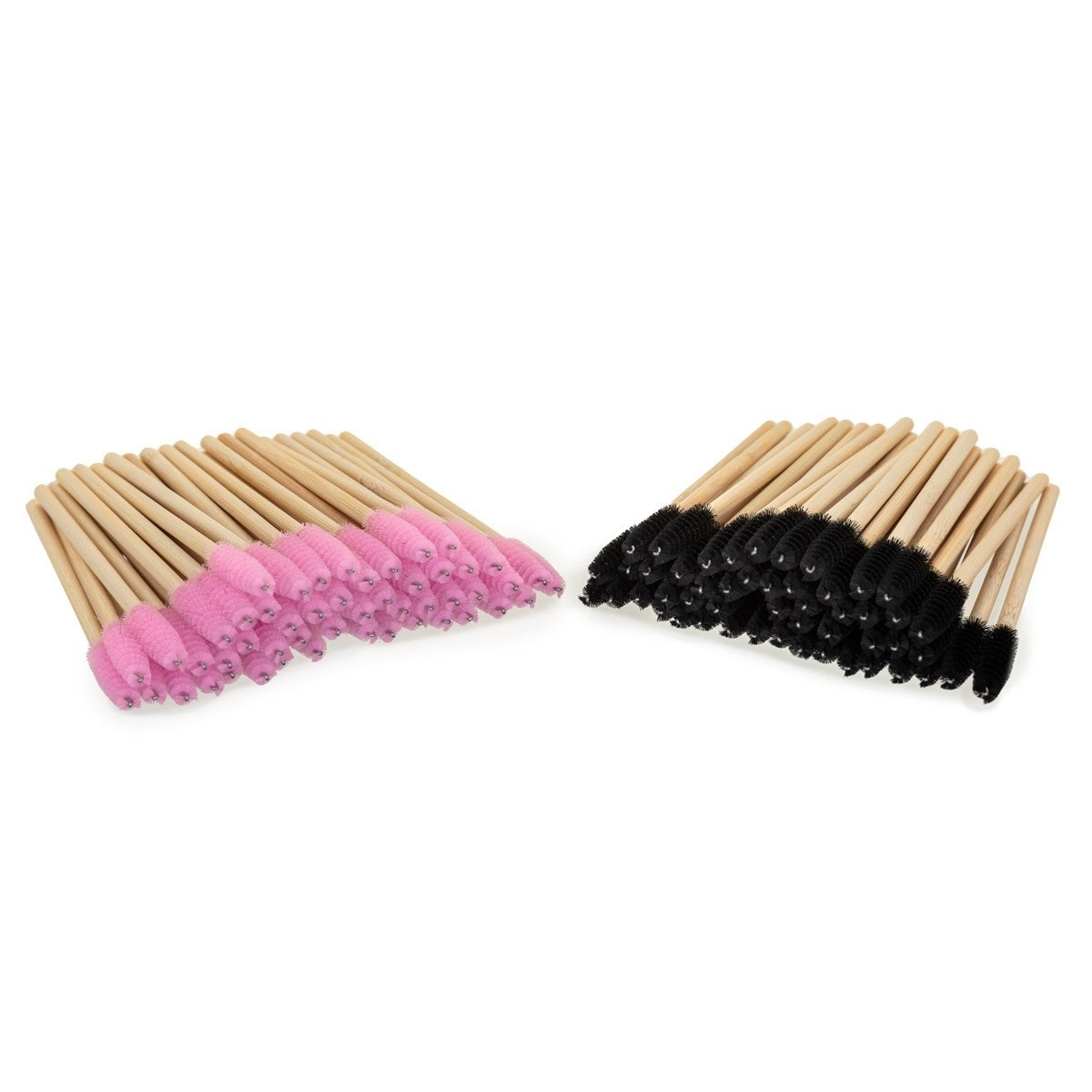 Bamboo Mascara Brushes - Black &amp; Pink