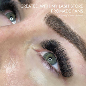 Created With My Lash Store Promade Fans