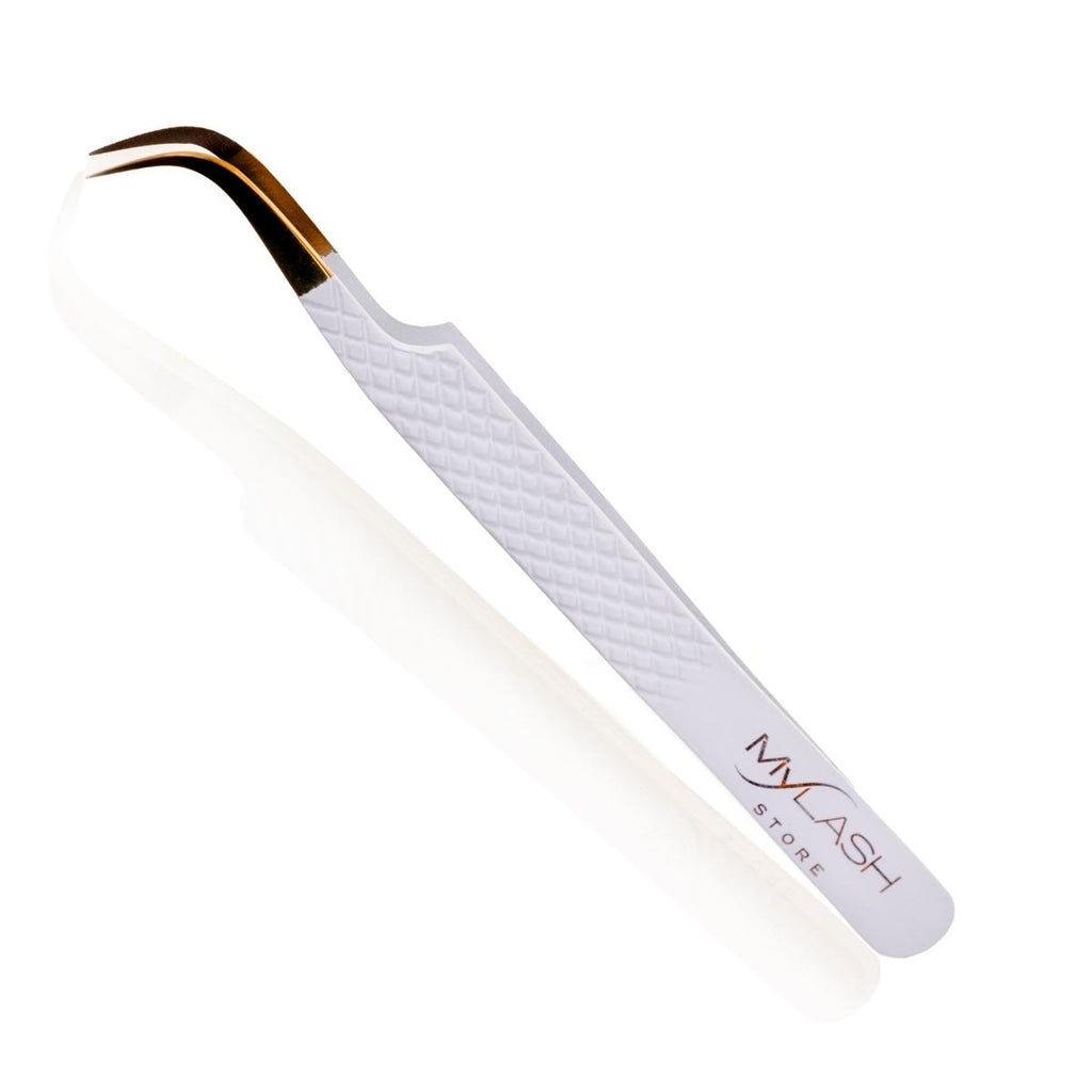 Curved Lash Tweezers with Diamond Grip | 4.7 (12cm)