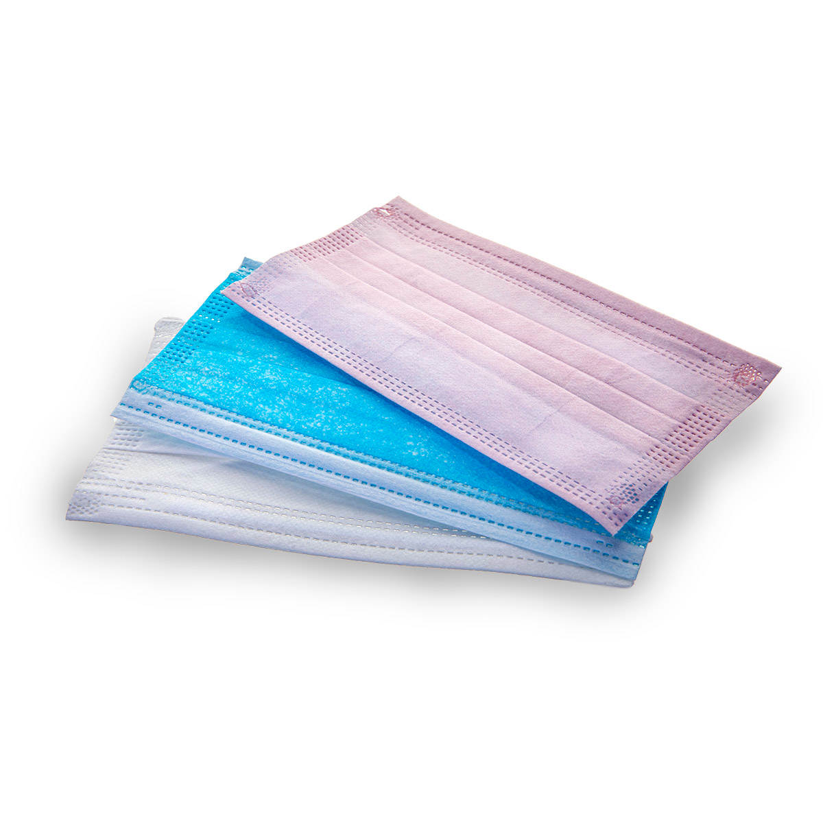 3 Layer Disposable Face Masks - 3 Colours