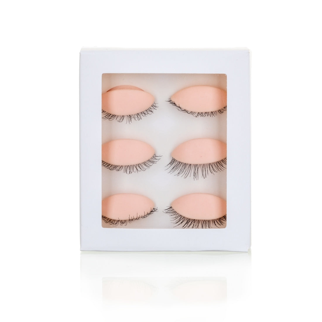 Replacement eyelids for lash training mannequins