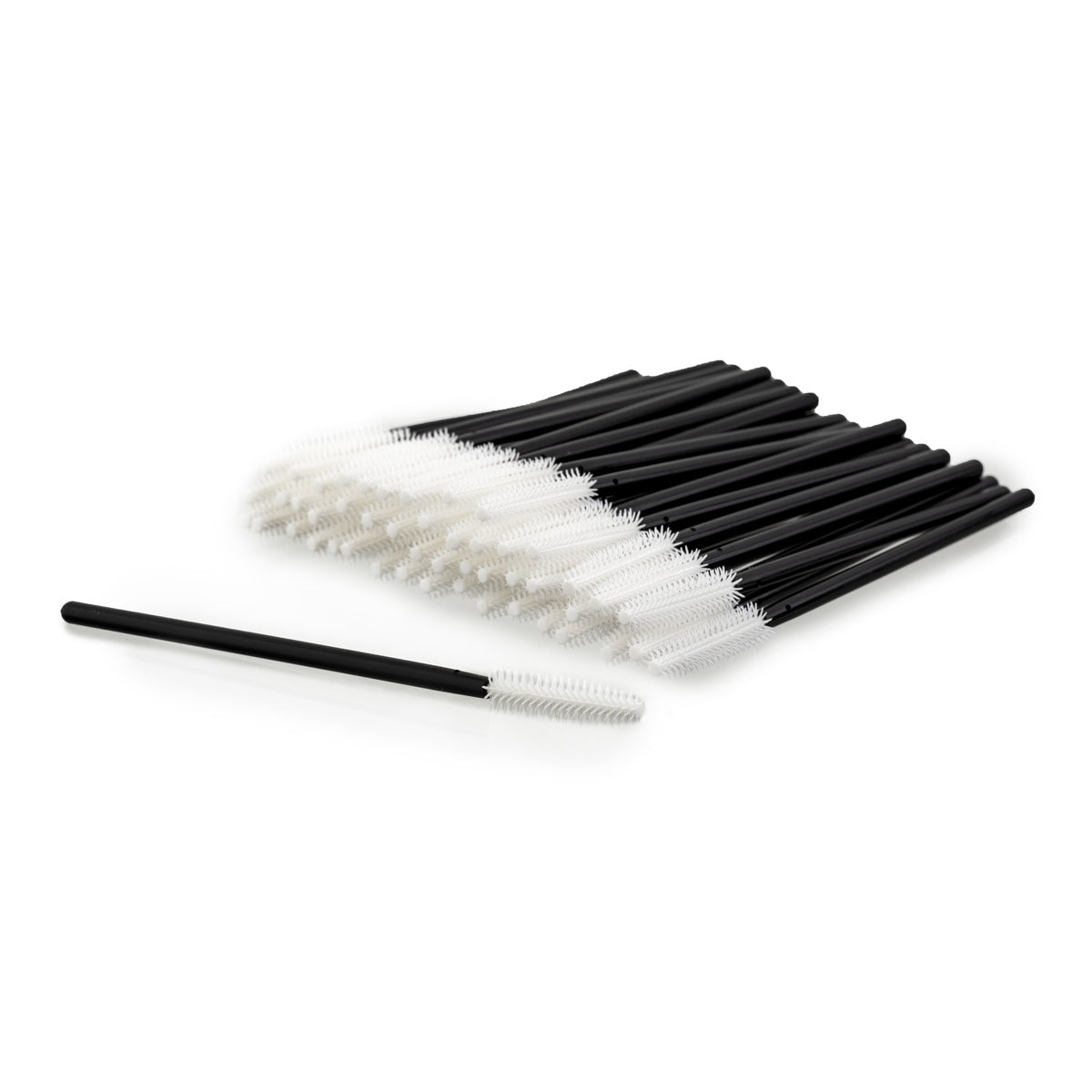 Silicone Mascara Brush - White - Tower Head